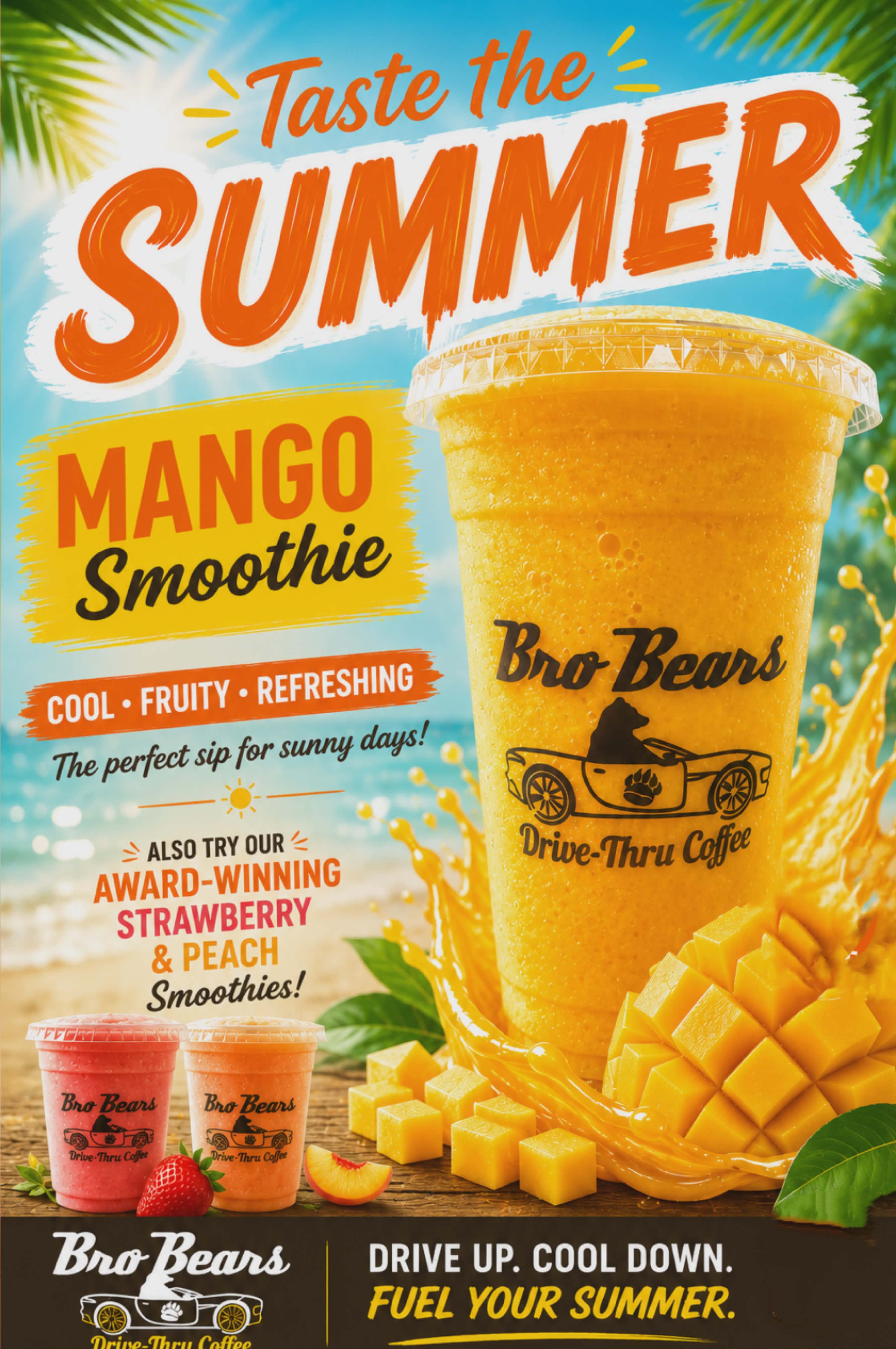 Mango fruit smoothie